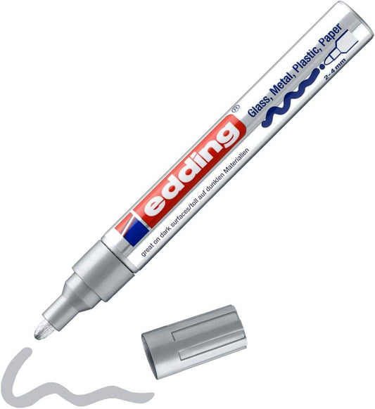 edding Glanzlackmarker 750 silber 2-4mm