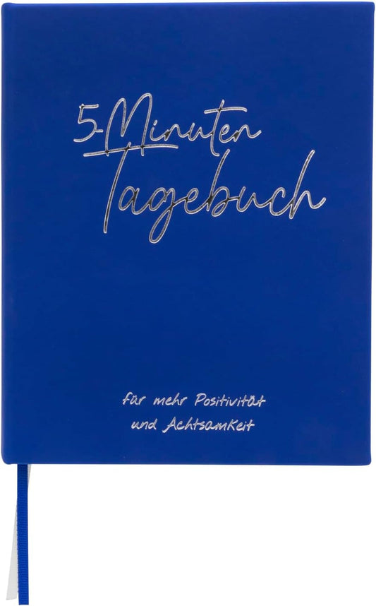 Idena 5-Minuten-Tagebuch blau, 160 Seiten, 100 g/m²