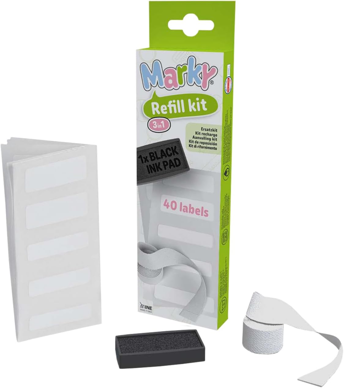 COLOP MARKY Refill-Kit 3-in-1 Nachfüllset für Kinderstempel
