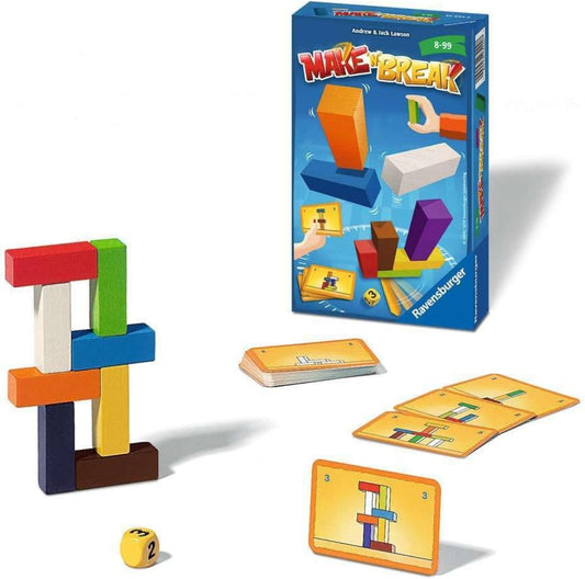 Ravensburger Make'n'Break Mitbringspiel – 2-4 Spieler