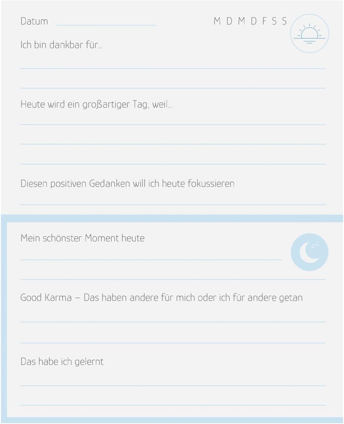 Idena 5-Minuten-Tagebuch blau, 160 Seiten, 100 g/m²