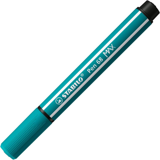 STABILO Pen 68 MAX Keilspitze türkisblau – Einzelstift