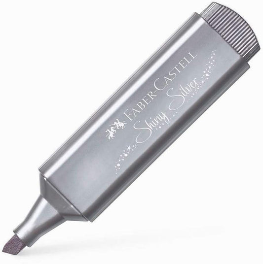 FABER-CASTELL Textmarker Textliner 46 Metallic Silber