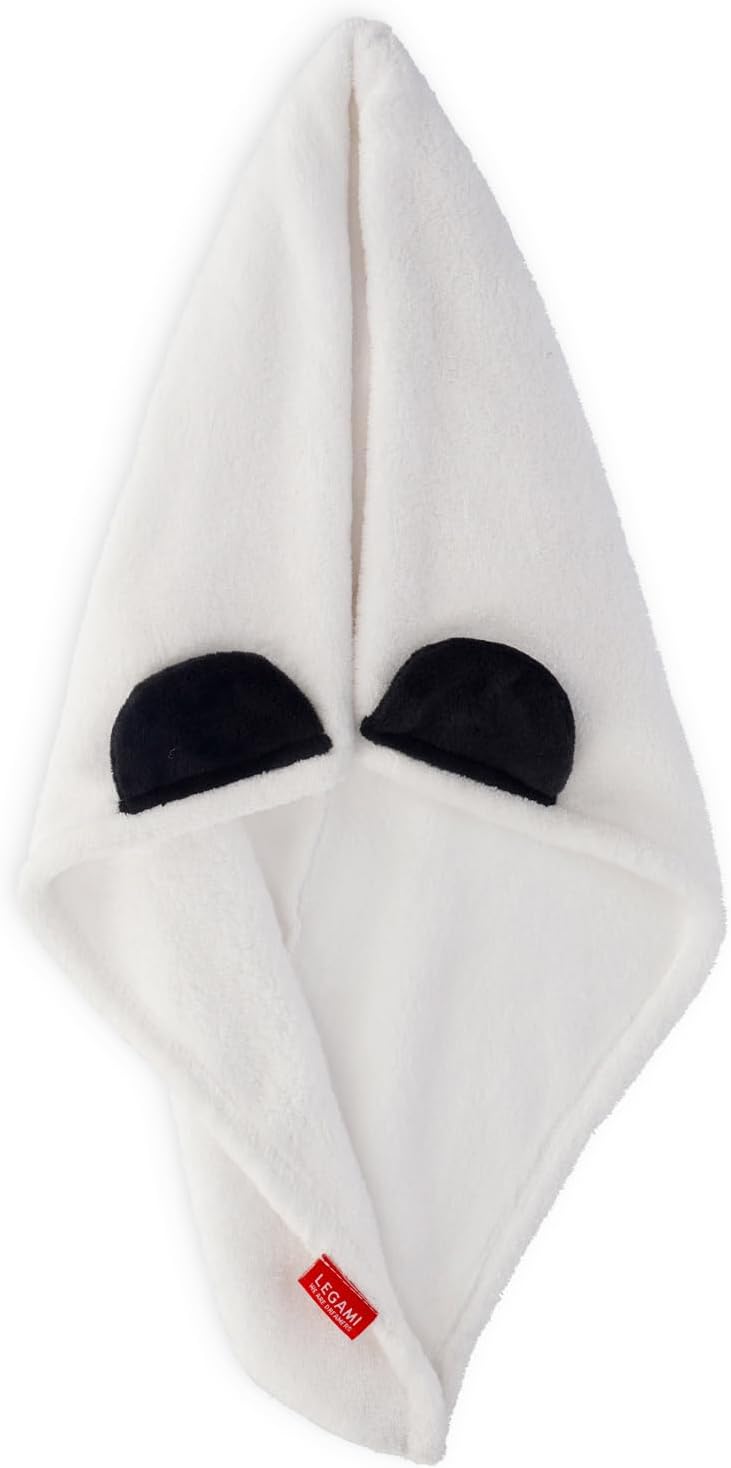 LEGAMI Haarturban Panda – Mikrofaser, schnelltrocknend
