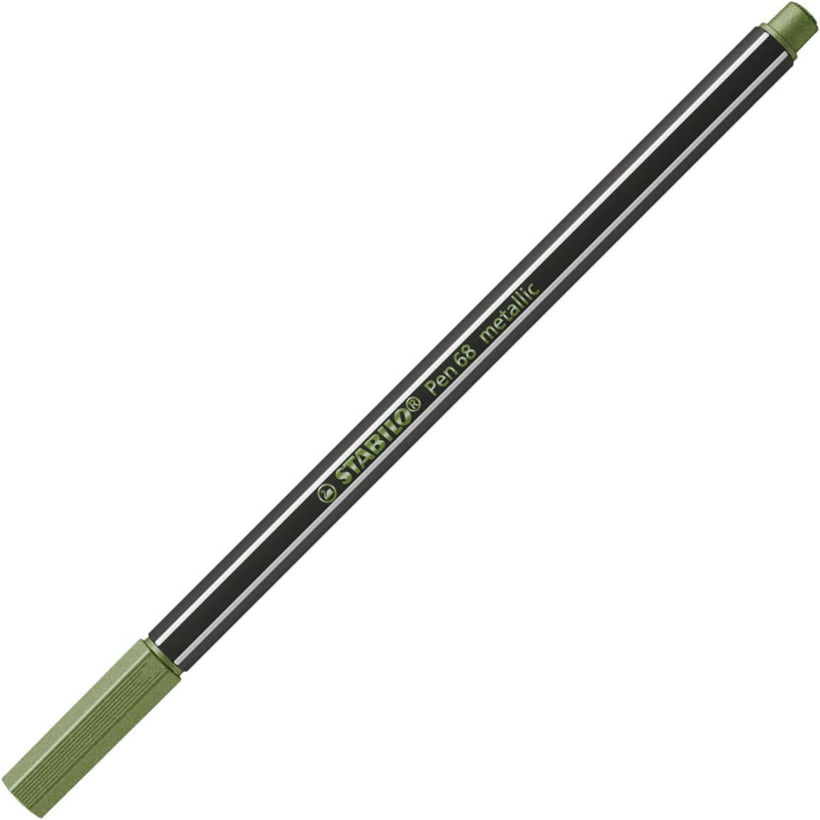 STABILO Pen 68 metallic Filzstift Hellgrün