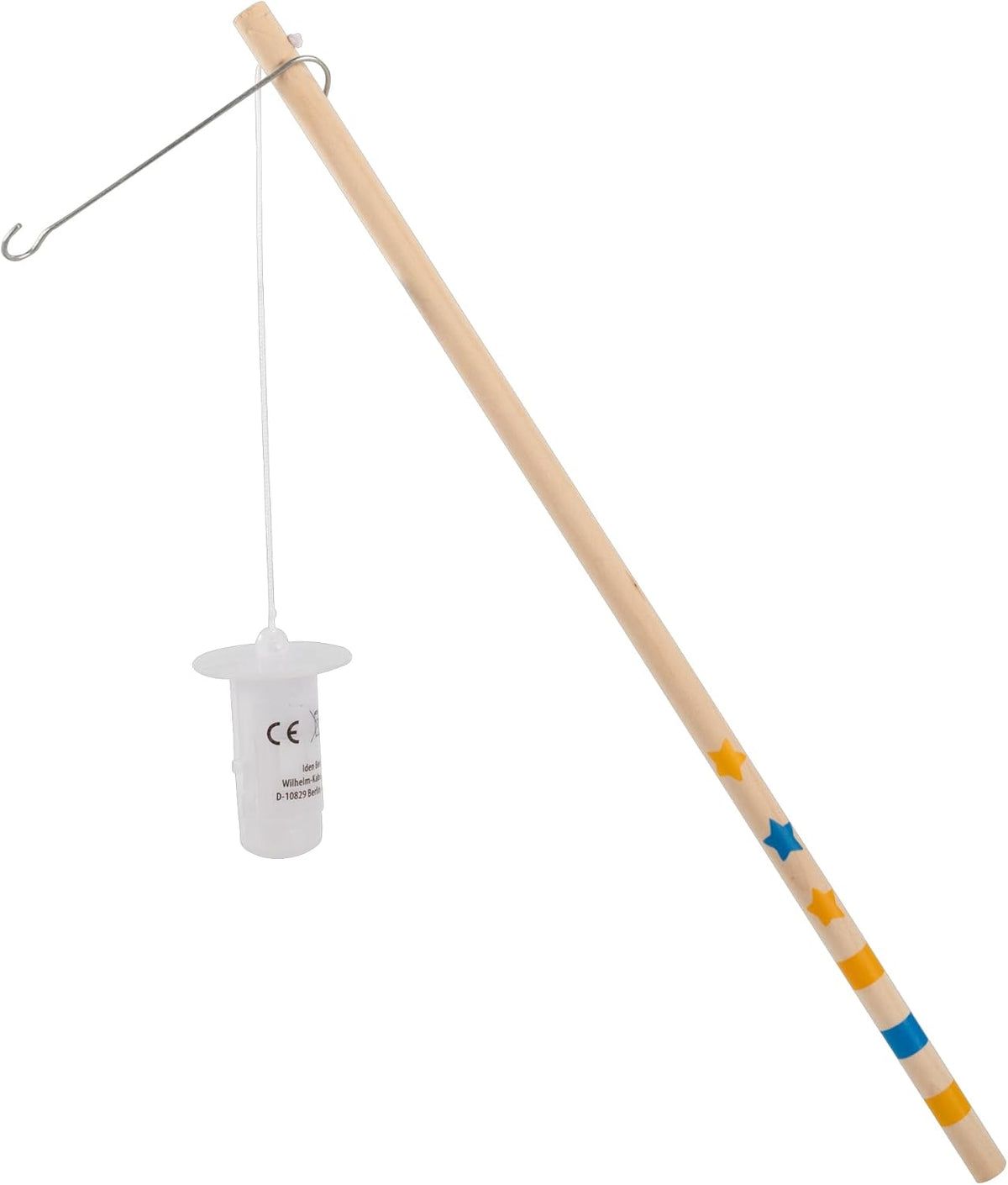 Idena Laternenstab Holz mit LED 30 cm inkl. Batterien