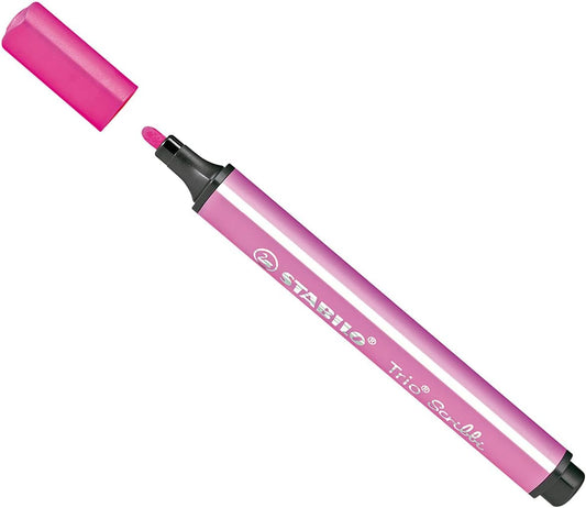 STABILO Trio Scribbi Dreikant-Filzstift rosa – Einzelstift