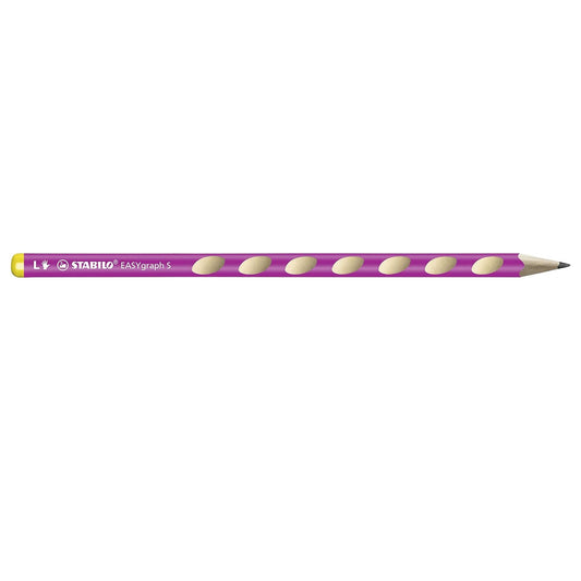STABILO EASYgraph S Bleistift Linkshänder HB – Einzelstift pink