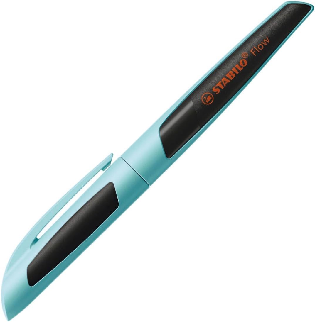 STABILO Flow SPORTY Füller Puristblue hellblau/schwarz