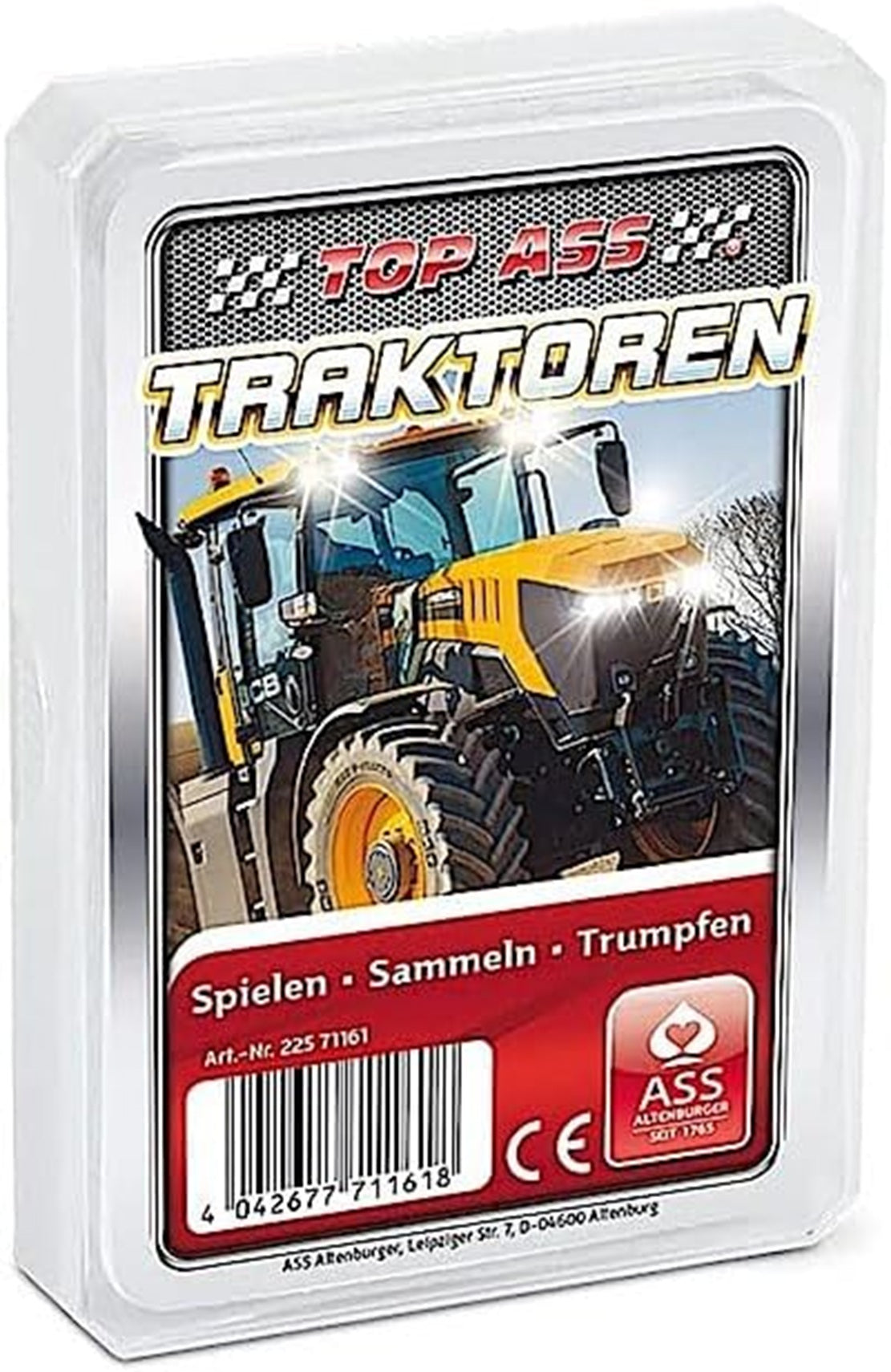Kartenspiel Quartett TOP Traktoren Kunststoffetui