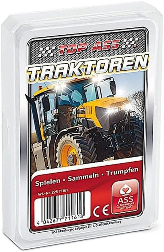 Kartenspiel Quartett TOP Traktoren Kunststoffetui