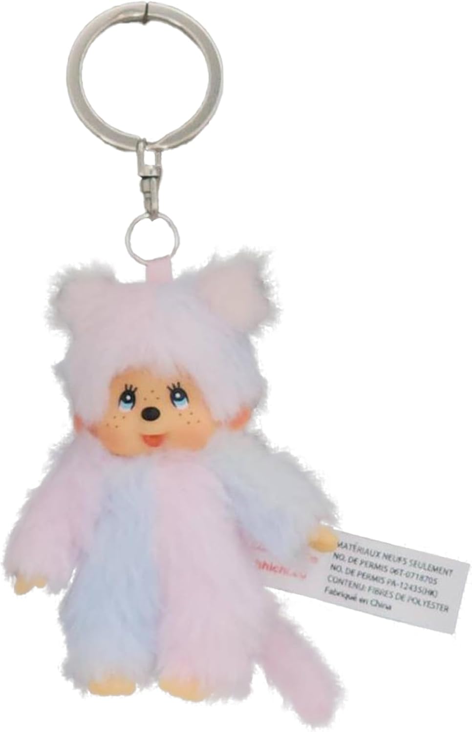 Monchhichi Schlüsselanhänger Tie Dye 10cm – 1 aus 2 (zufällig)