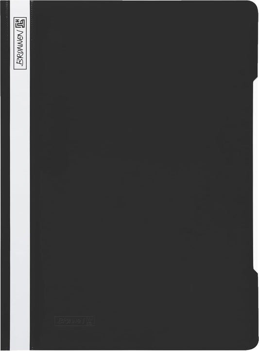 BRUNNEN Schnellheft A4 - Robuste PVC-Folie mit glasklarem Deckblatt