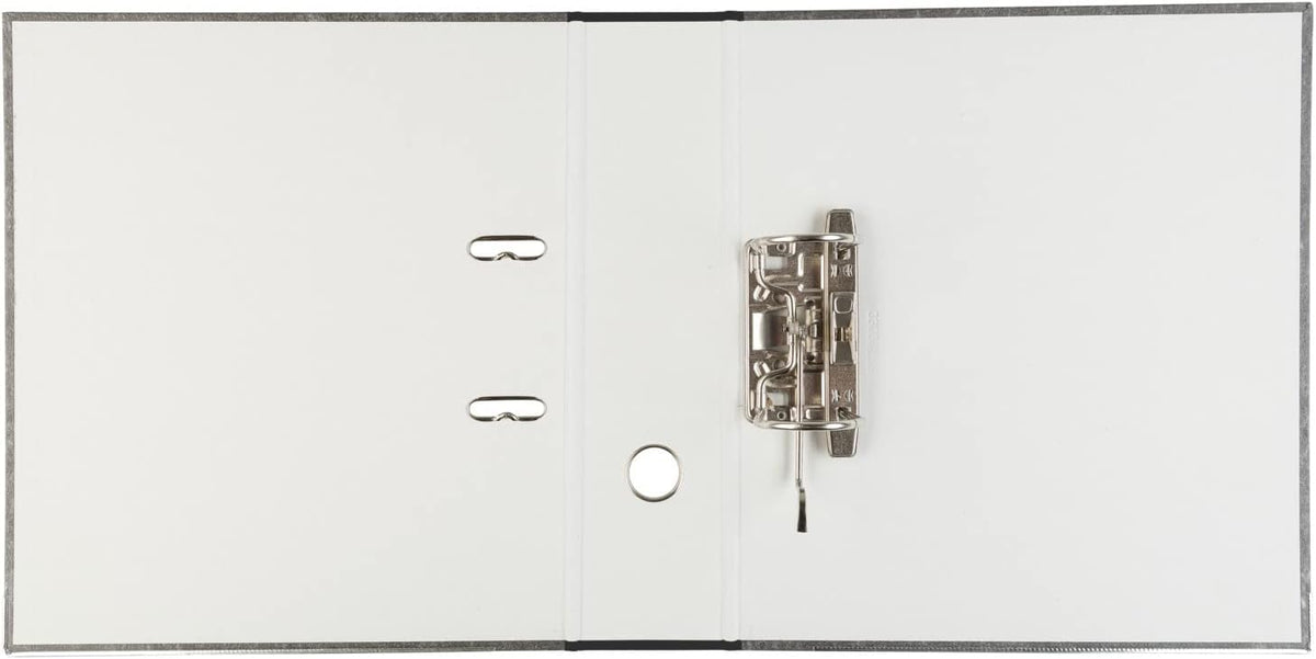 Idena Ordner Wolkenmarmor schwarz DIN A4 80mm FSC
