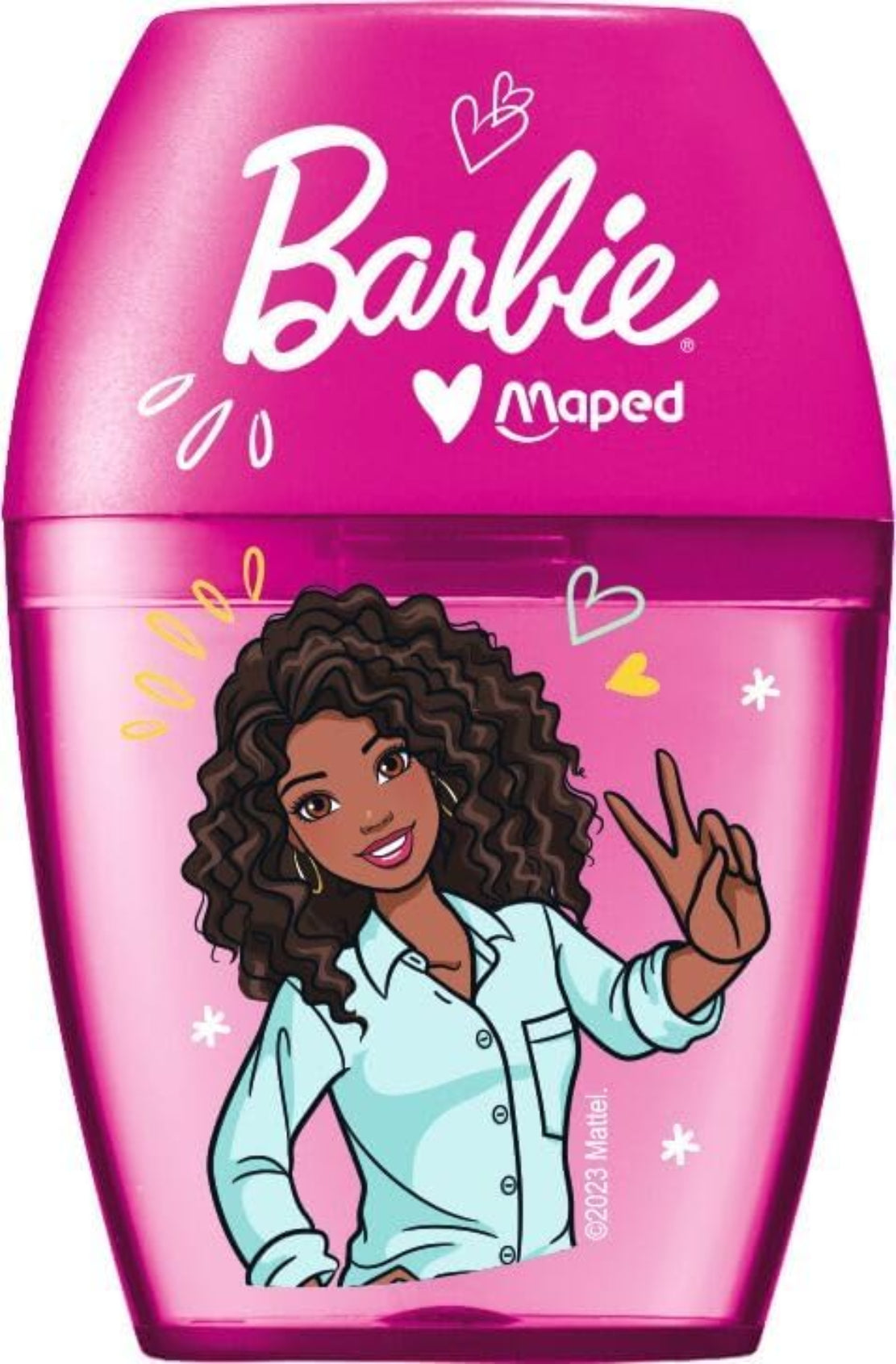MAPED Barbie Anspitzer Shaker mit Auffangbehälter