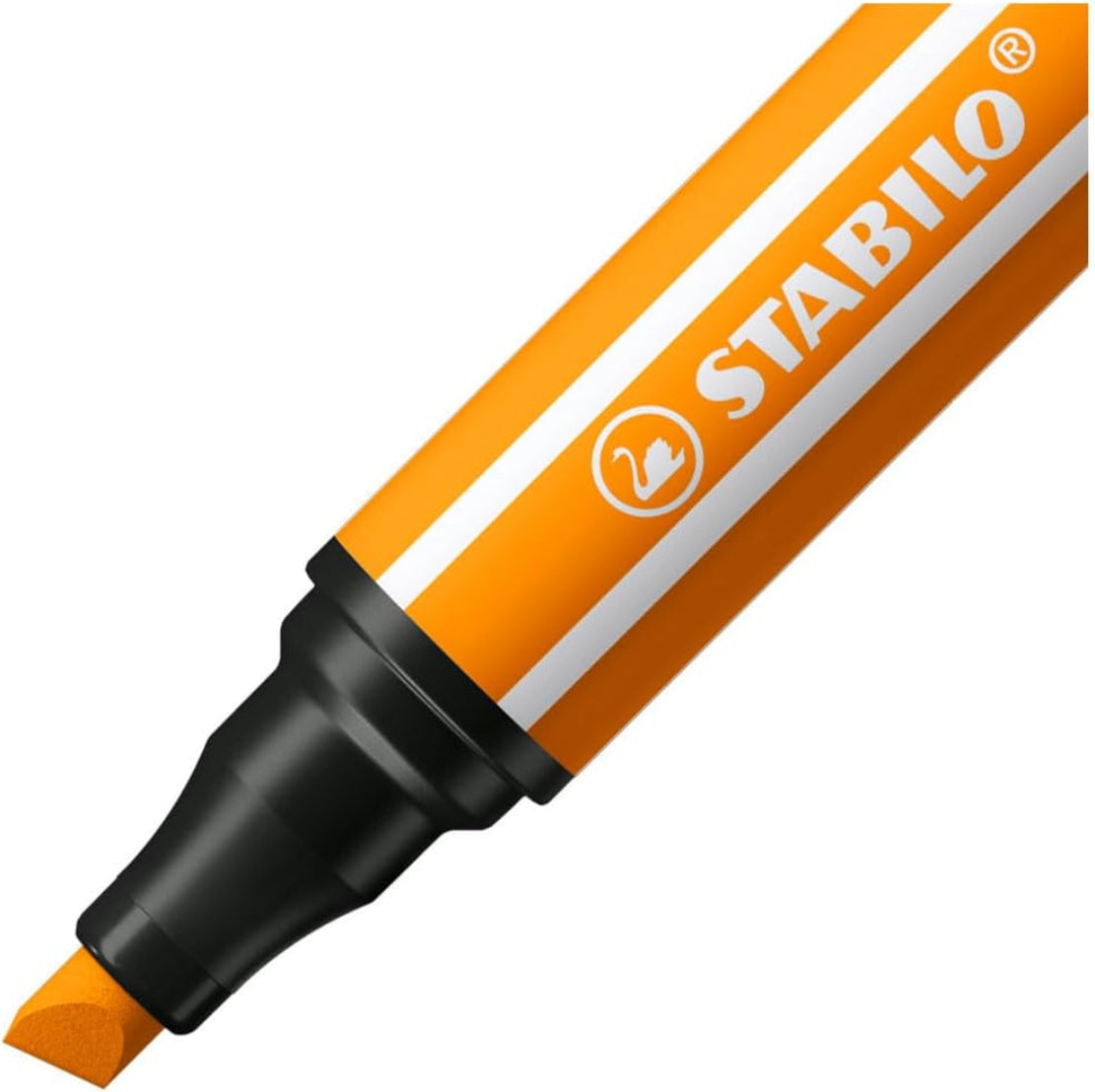 STABILO Pen 68 MAX Keilspitze orange – Einzelstift
