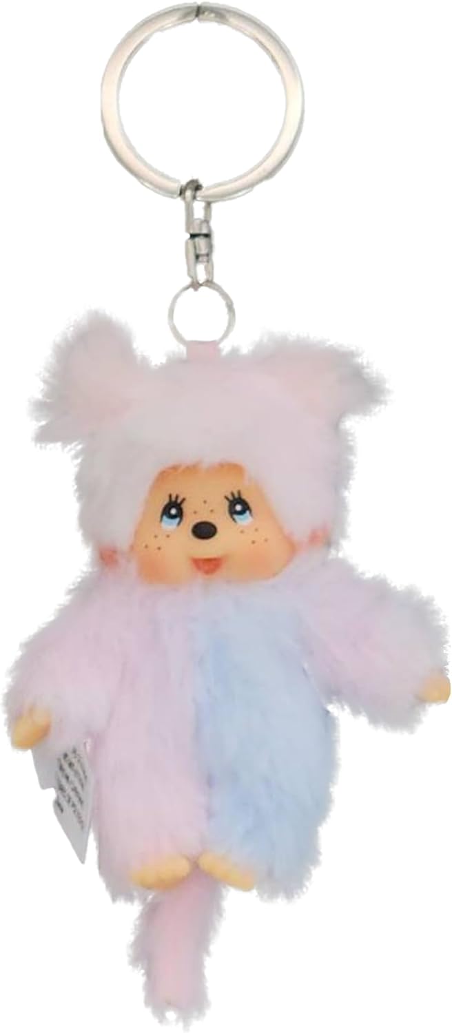 Monchhichi Schlüsselanhänger Tie Dye 10cm – 1 aus 2 (zufällig)