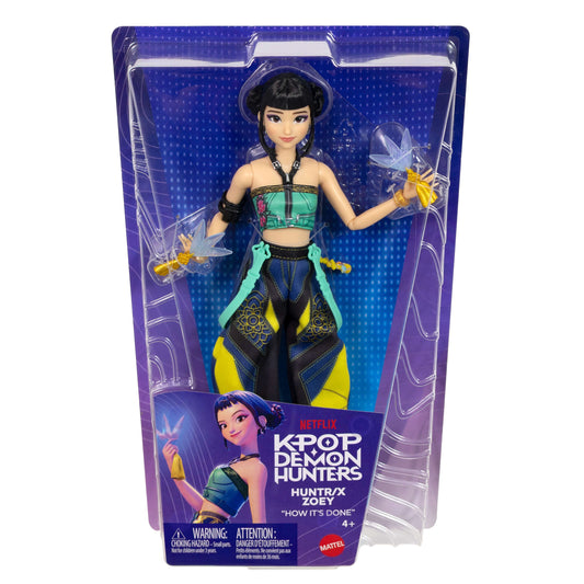 MATTEL KPop Demon Hunters Zoey Modepuppe mit 11 Gelenken