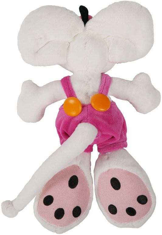Diddl Plüschtier rosa Latzhose 30 cm – WARIMEX