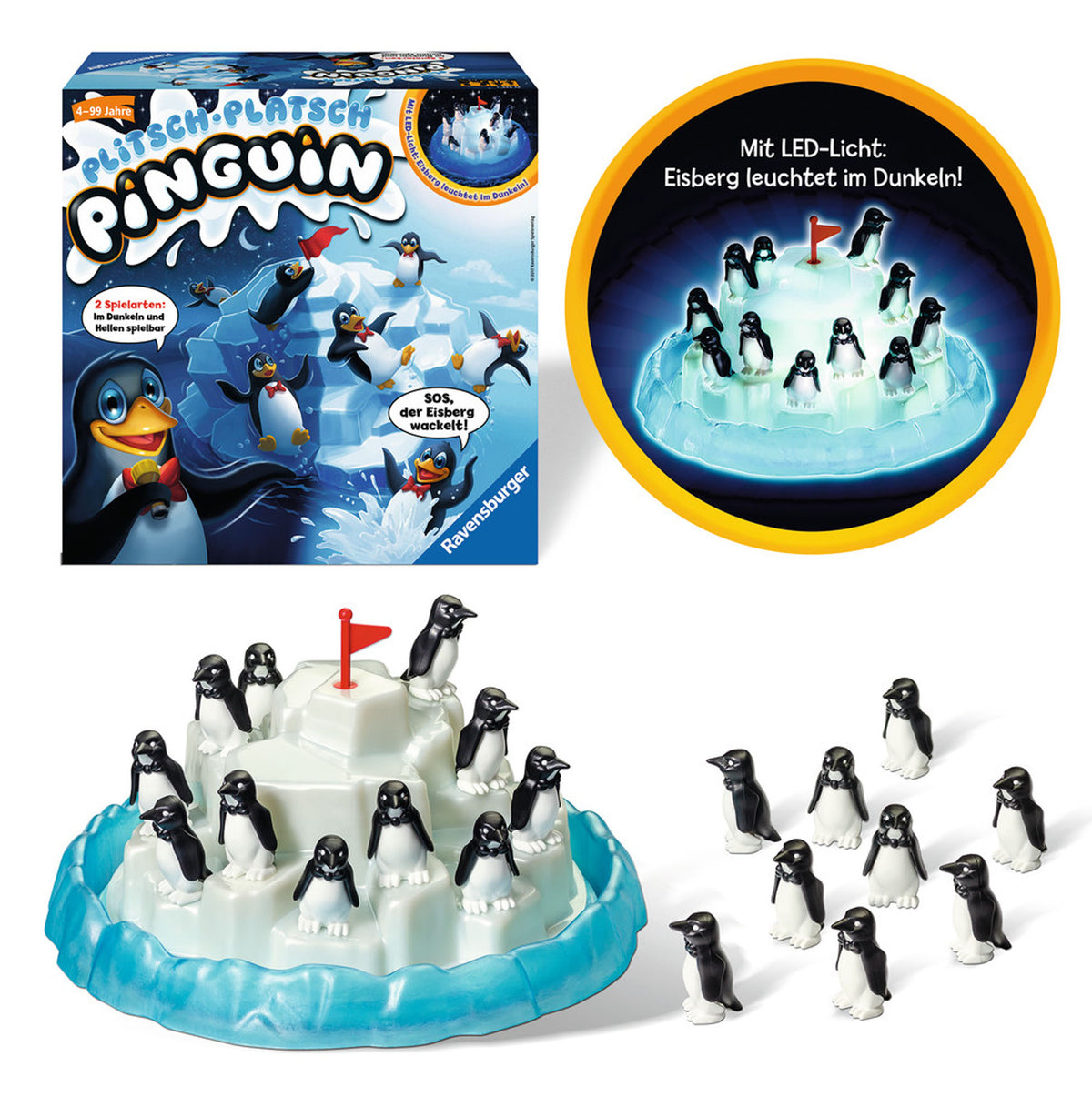 Ravensburger Plitsch-Platsch Pinguin Geschicklichkeitsspiel