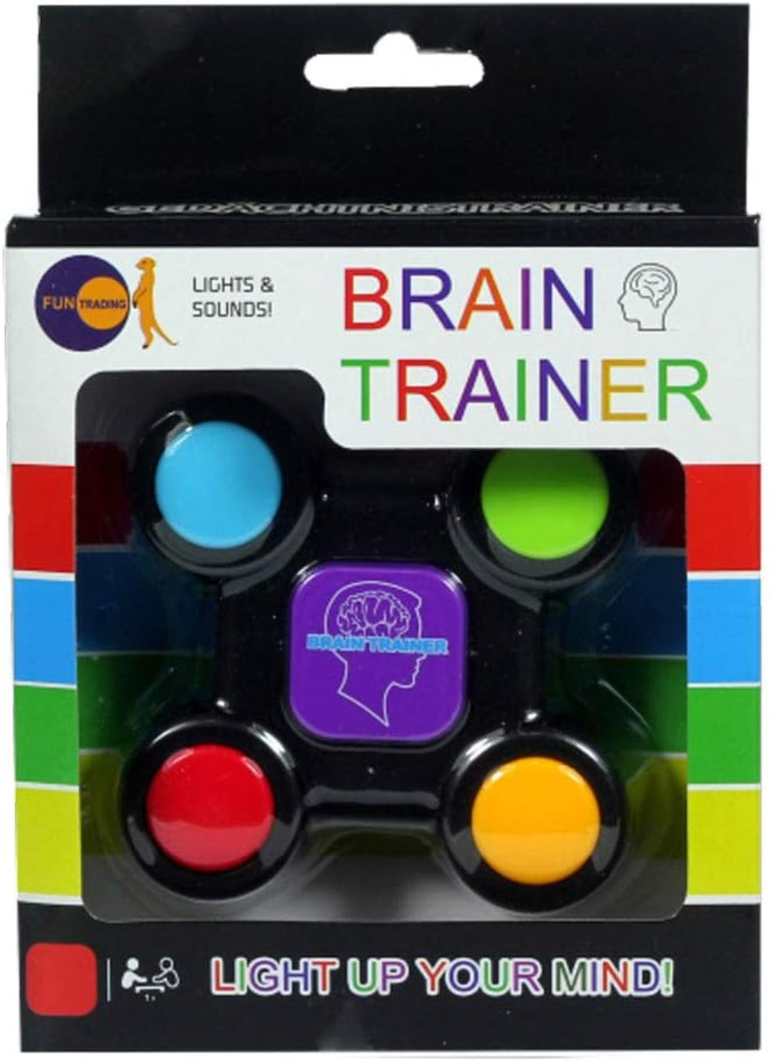 Brain Trainer Gedächtnissspiel Licht & Sound 15 Stufen inkl. Bat.