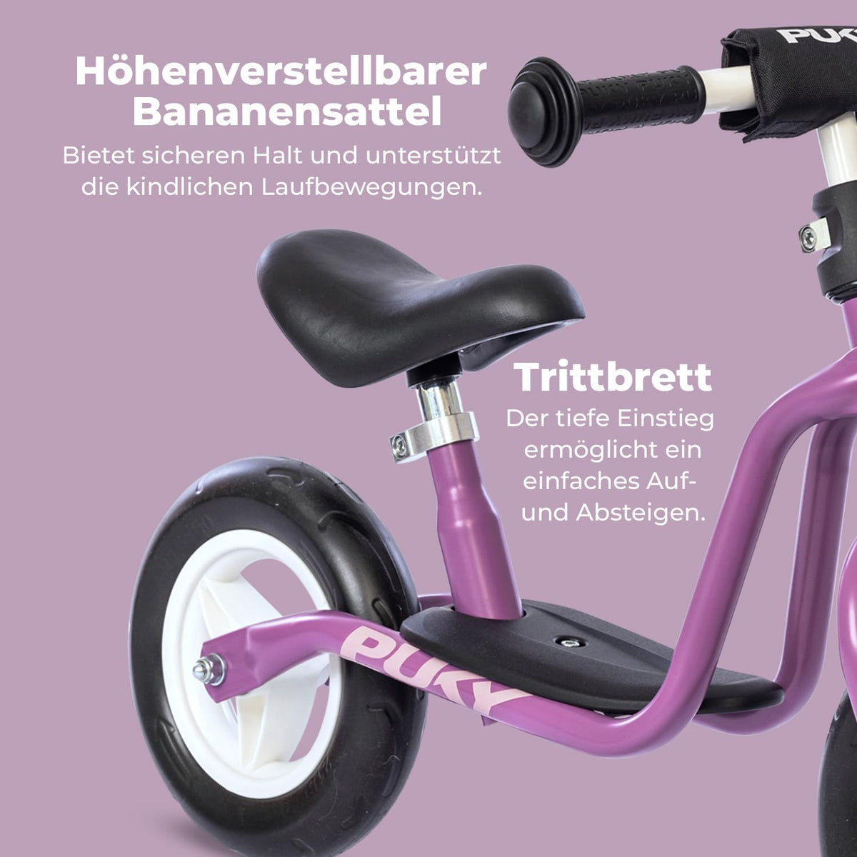 PUKY Laufrad LR M perky purple – ab 2 Jahre