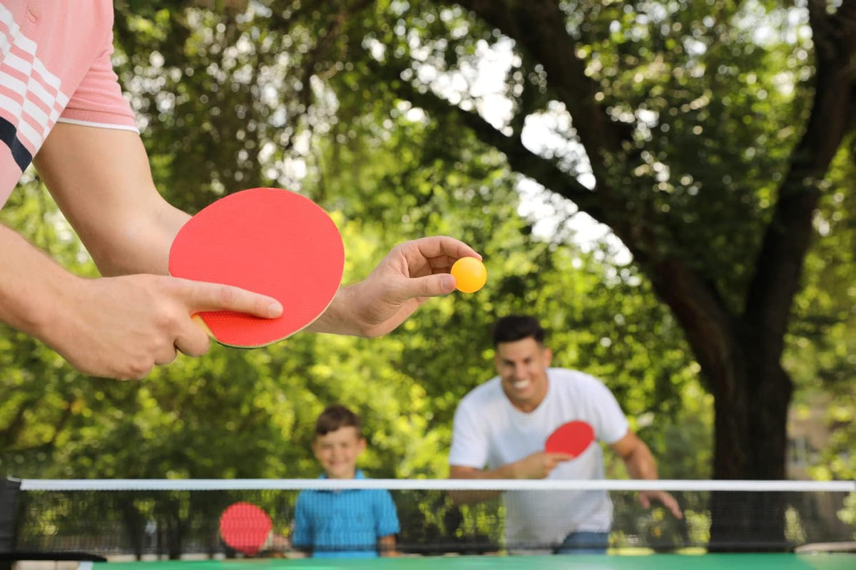 Idena Tischtennis-Set Training 5-teilig 2 Schläger 2 Bälle