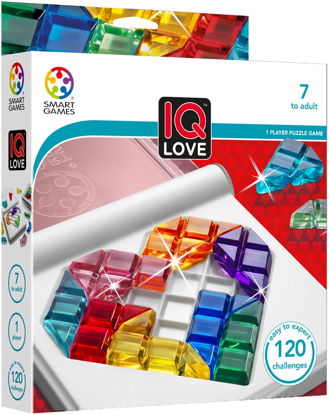 SmartGames IQ Love – Reise-Logikspiel ab 7 Jahren