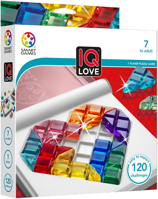 SmartGames IQ Love – Reise-Logikspiel ab 7 Jahren