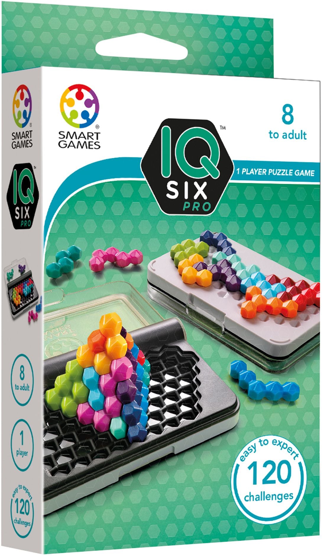 SmartGames IQ Six PRO – 3-in-1 Puzzle ab 8 Jahren