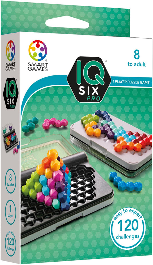 SmartGames IQ Six PRO – 3-in-1 Puzzle ab 8 Jahren