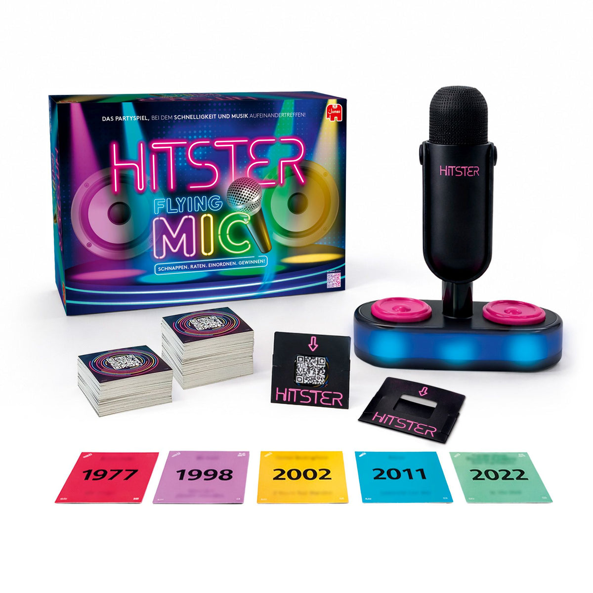 Jumbo Hitster Flying Mic Partyspiel