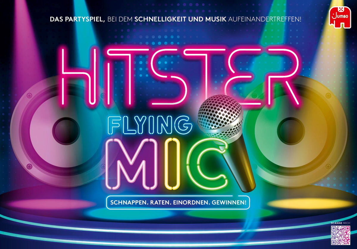 Jumbo Hitster Flying Mic Partyspiel
