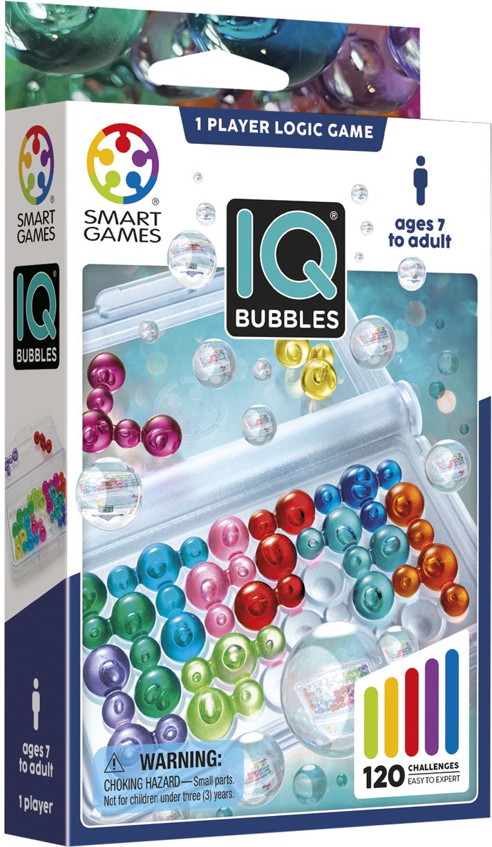 SmartGames IQ Bubbles – Transparentes Puzzle ab 7 Jahren