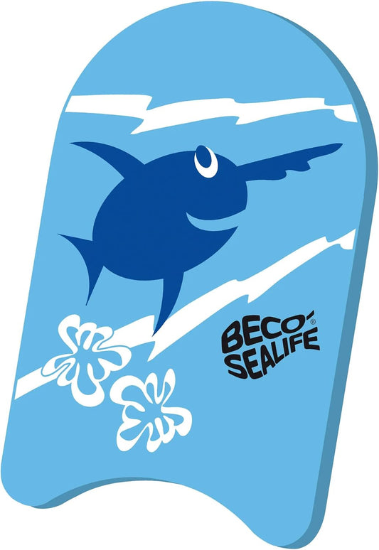 BECO Sealife Kickboard Ray blau 34×21 cm Schwimmbrett