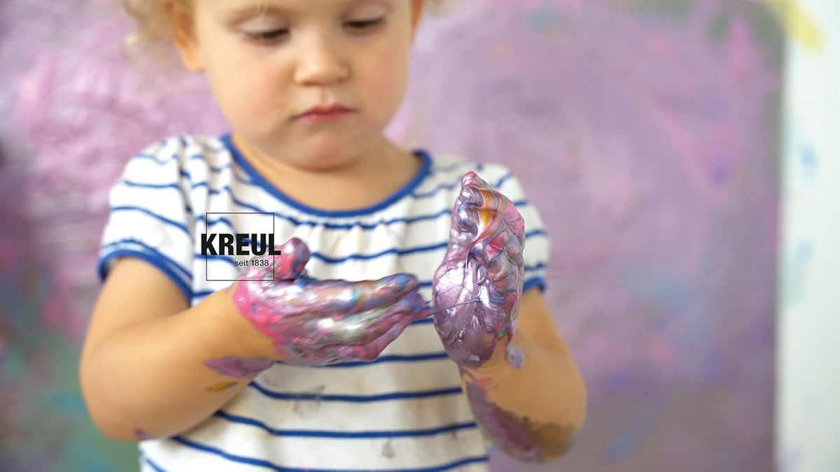 KREUL MUCKi Funkel Fingerfarben 4x150ml ab 2 Jahren