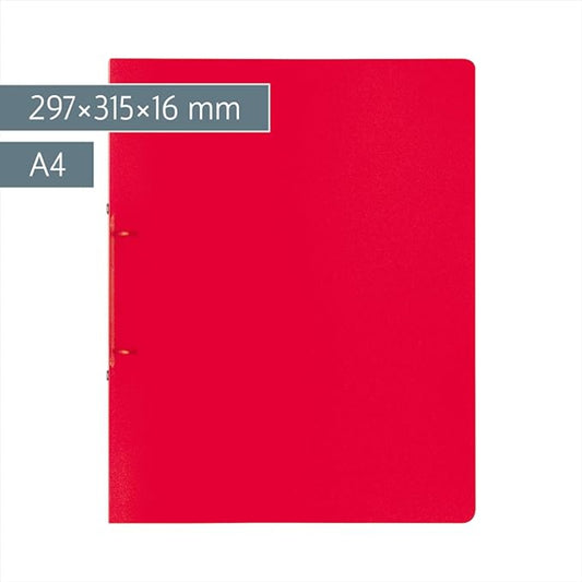 BRUNNEN Ringbuch A4, 2 Ringe, 16 mm, PP-Folie, rot