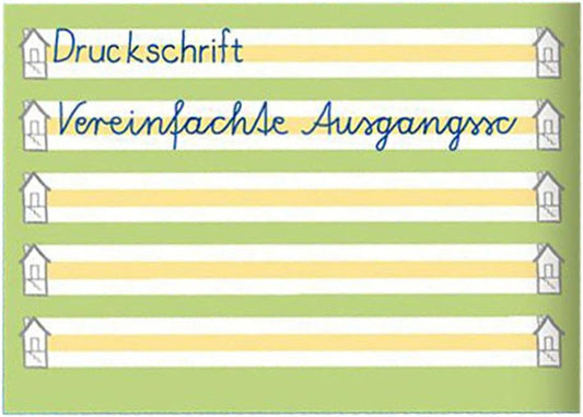 Oxford Anfängerheft A5 quer Lin0 – 16 Blatt, blau