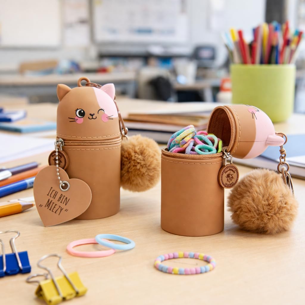 Lulubug Schlüsselanhänger Kinder Miezy mit Puschel