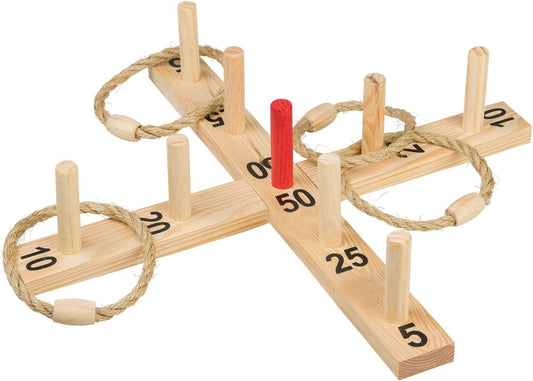Idena Ringwurfspiel FSC-Holz 50 cm Sisal ab 6 Jahren
