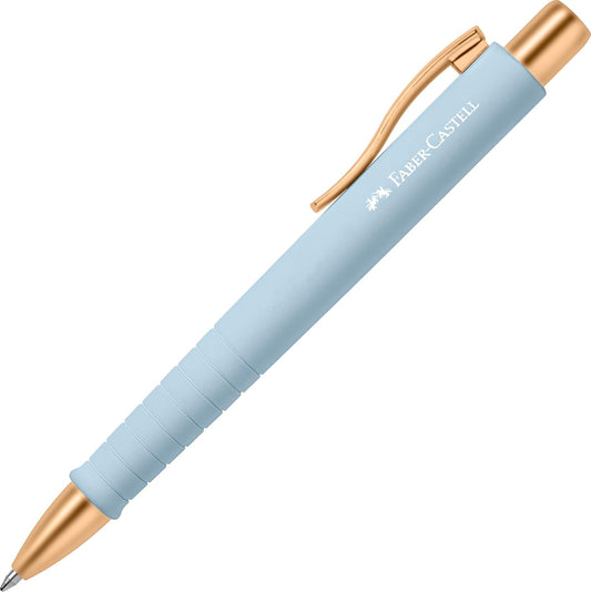Faber-Castell Poly Ball Urban Kugelschreiber Gold Sky Blue