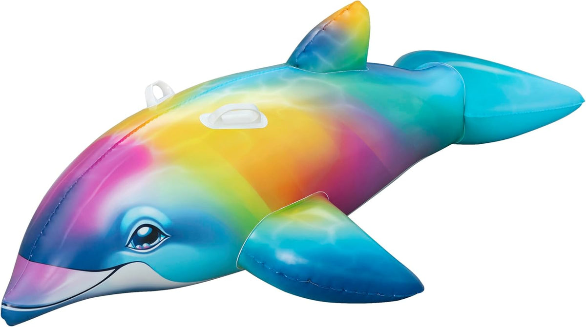 Bestway Schwimmtier Regenbogendelfin 173×84 cm ab 3 J.
