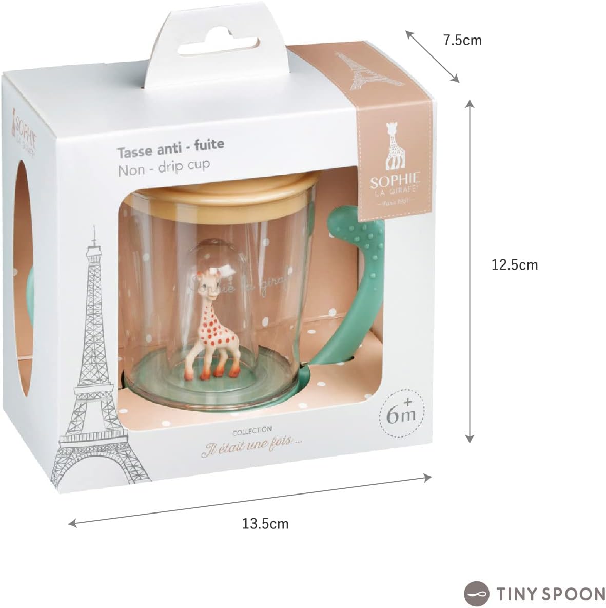 Sophie la Girafe Trinklerntasse - auslaufsicher, 200ml