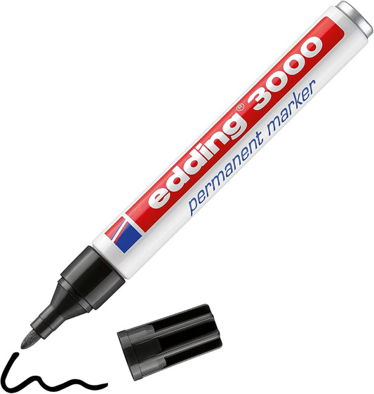 edding 3000 Permanentmarker schwarz 1,5-3mm