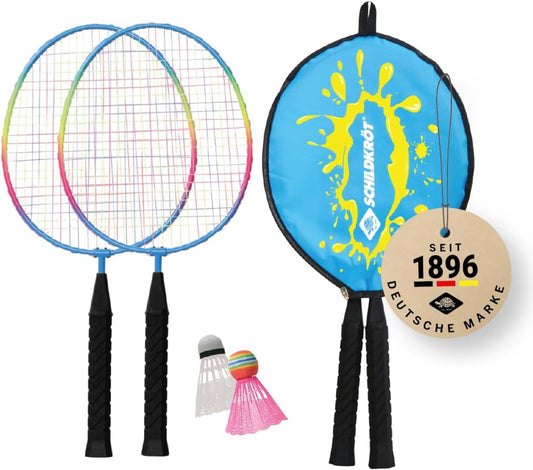 Schildkröt Federball Set Junior – 2 Schläger & 2 Bälle