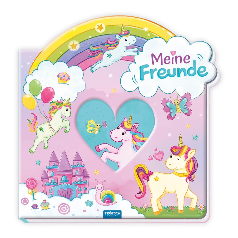 Trötsch Freundebuch Kindergarten Einhornwelt Eintragealbum