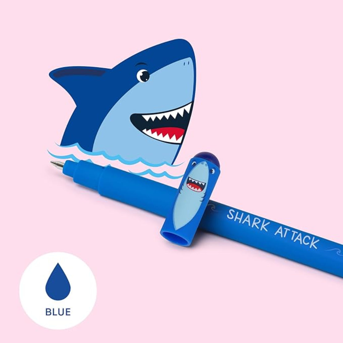 LEGAMI Erasable Gel Pen Löschbarer Gelstift – Shark