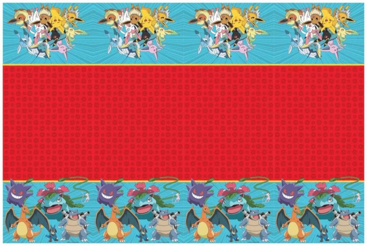 PROCOS Pokémon Tischdecke 120×180 cm – mehrfarbig