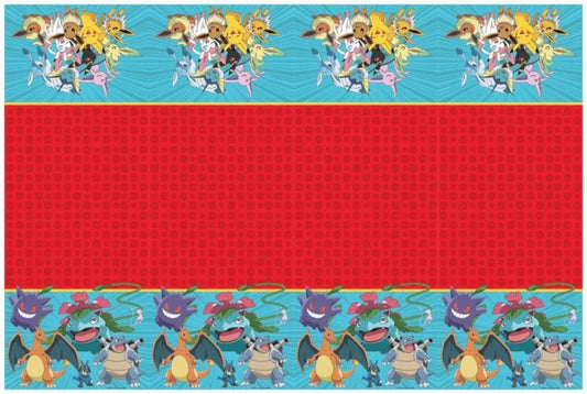 PROCOS Pokémon Tischdecke 120×180 cm – mehrfarbig