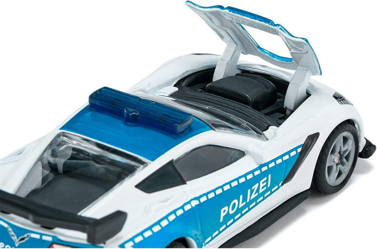 SIKU 1525 Chevrolet Corvette ZR1 Polizei – Metall